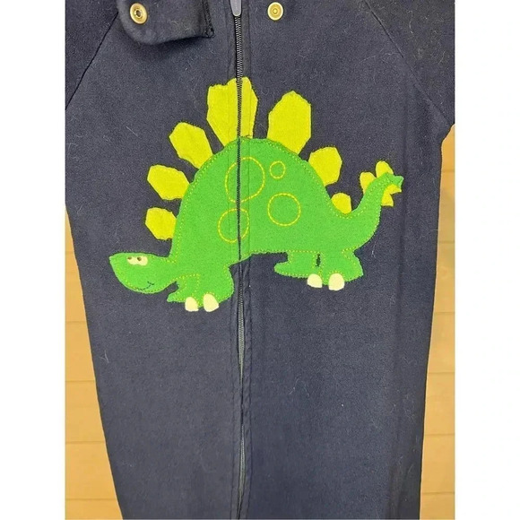 Carter’s toddler boy’s fleece sleeper dinosaur pajamas Size 18 months - Picture 3 of 4